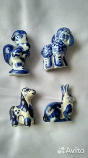 Фигурки Гжель
