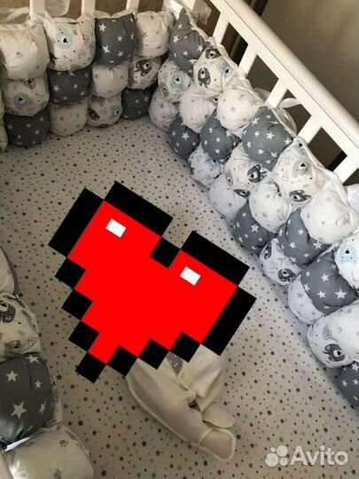 Бортики в детскую кроватку