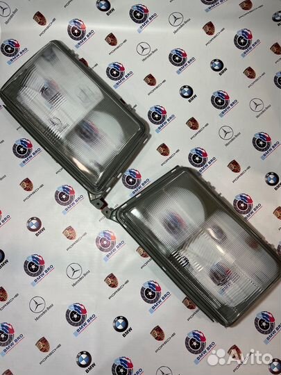 Стекла фар W124 дорест