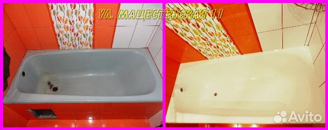 Реставрация ванн жидким мрамором с гарантией 5лет