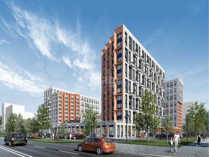 4-к. квартира, 76,6 м², 5/15 эт.