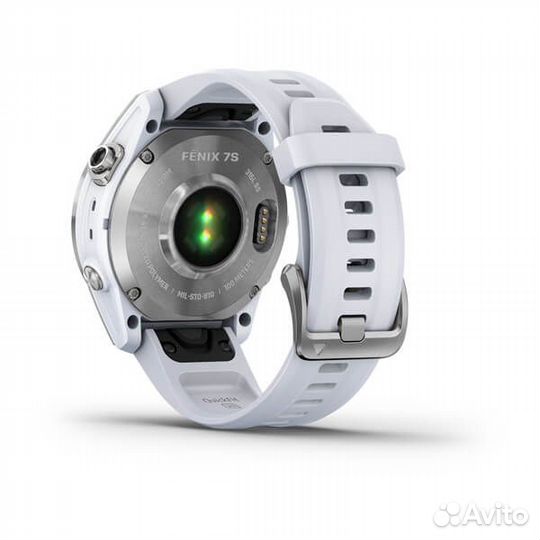 Watch Garmin Fenix 7S Silver with Whitestone Band