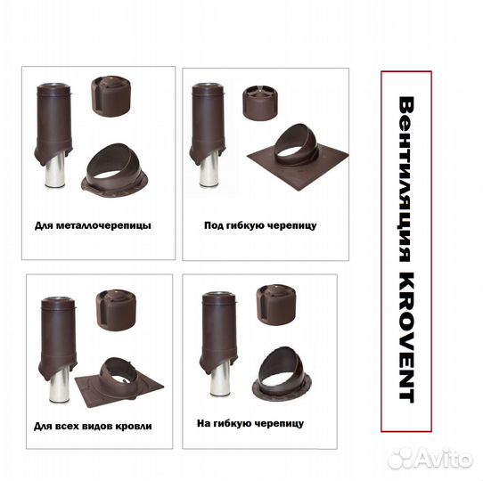 Кровельлная вентиляция Vilpe и Krovent