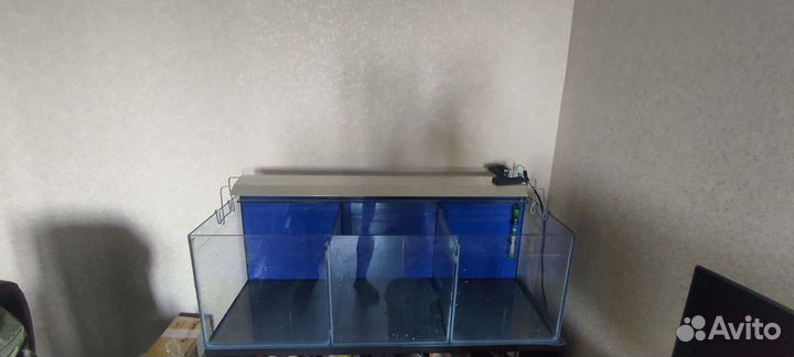 Аквариум 3 секции. Рефрактометр