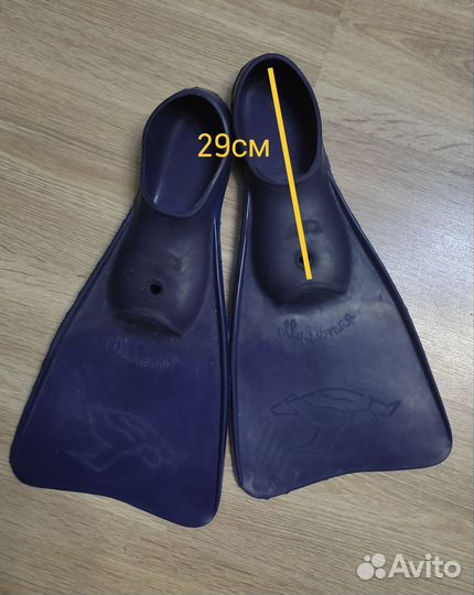 Ласты, плавки, шапочка, очки