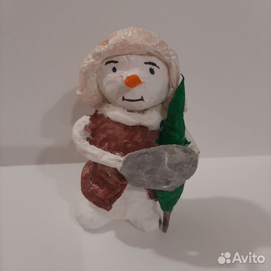 Ватные елочные игрушки