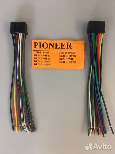 Разьём для магнитолы Pioneer DEH-P 545R без iso