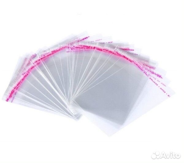 Прозрачные бопп пакеты с клеевым клапаном