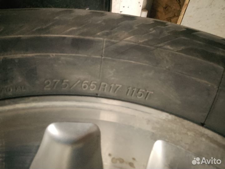 Диски с резиной на Крузак 100