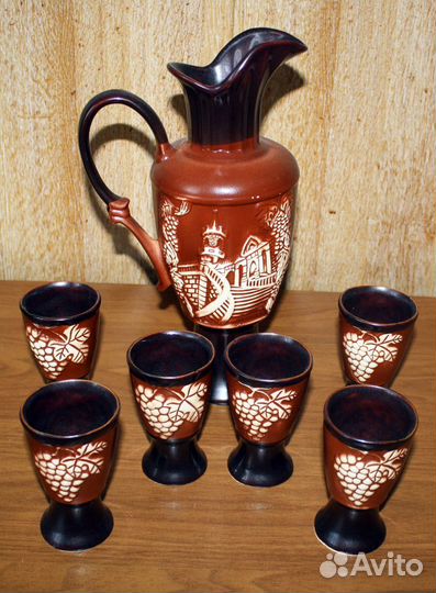 Винный набор (кувшин и 6 бокалов)