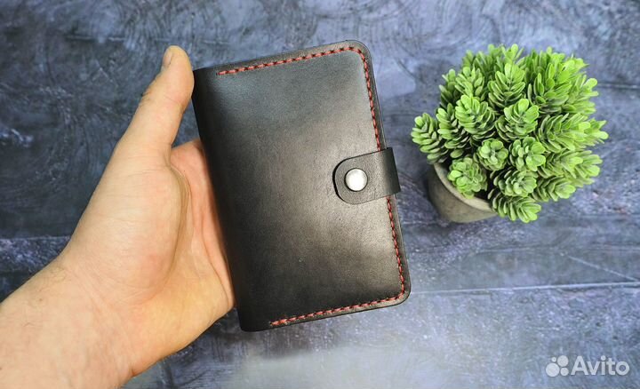 Докхолдер-кошелек для документов из кожи