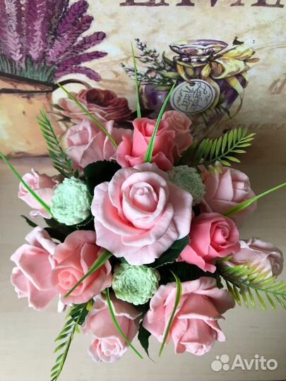 Букет из мыла