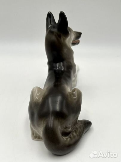 Статуэтка фарфор Овчарка лфз СССР