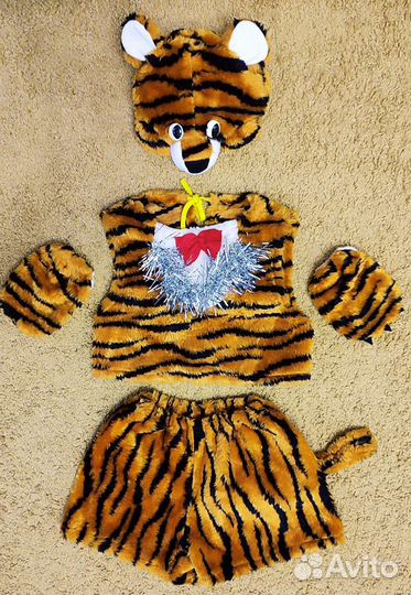 Новогодний костюм тигра 3-5 лет