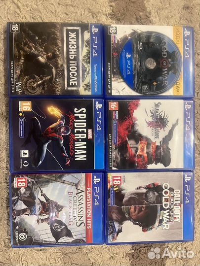 Диски на приставку ps4