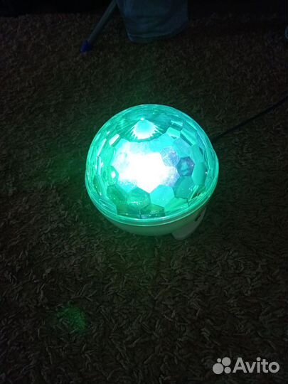 Шар цветомузыка
