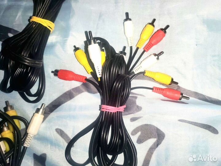 Aux и RCA провода (тюльпаны)