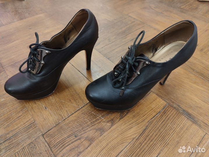 Ботильоны женские на шнуровке