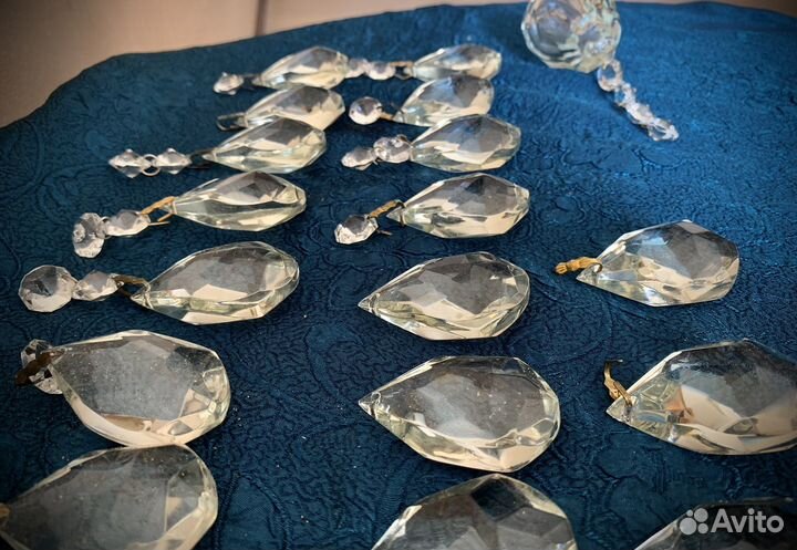 Подвески для люстры, детали, запчасти. Винтаж