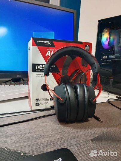 Игровые наушники hyperx cloud alpha
