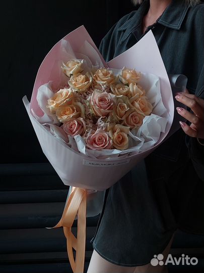 Букет из роз и гербер