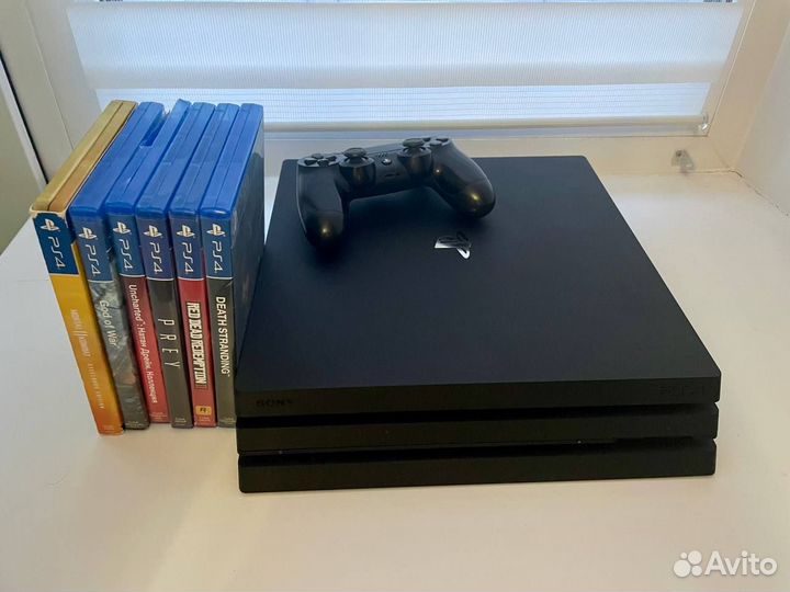 Игровая приставка ps4 pro 1tb