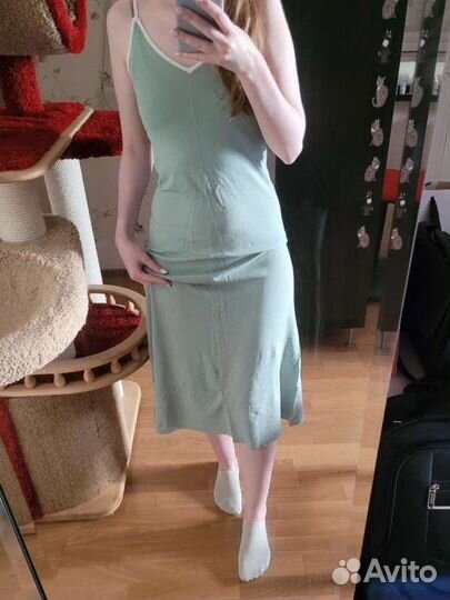 Летнее платье zara (S) новое
