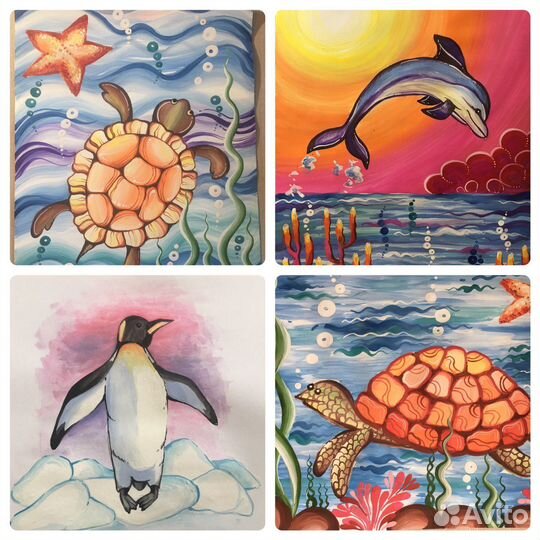 Рисунки в садик и школу