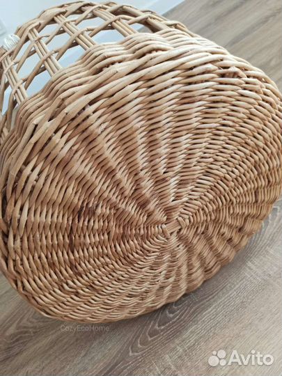 Корзина плетёная интерьерная, новая в наличии