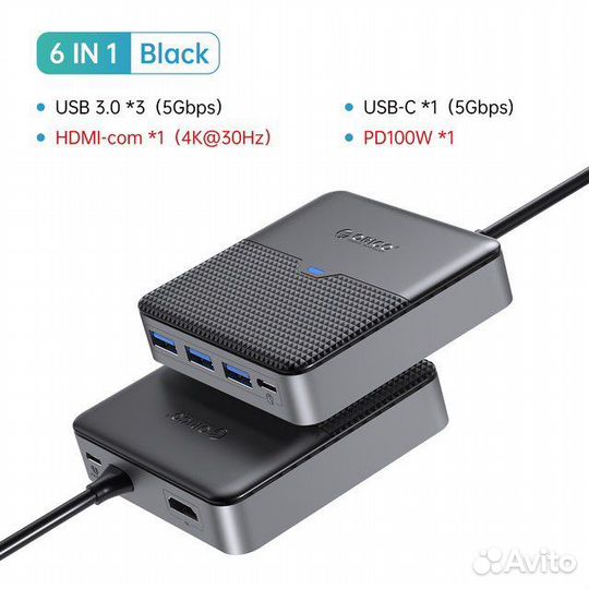 Док станция orico usb type c