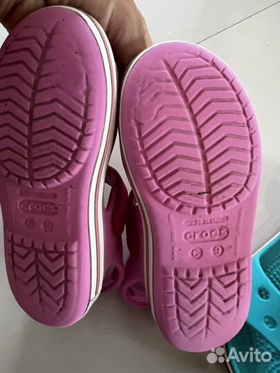 Crocs босоножки детские