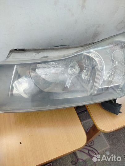Левая фара chevrolet cruze