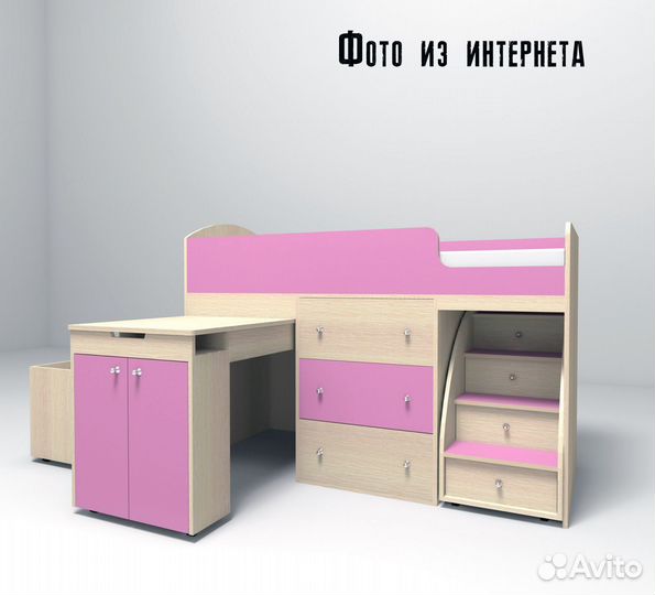 Детская кровать чердак от 3 лет