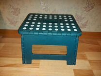 Круглая складная табуретка пластиковая - 81 фото