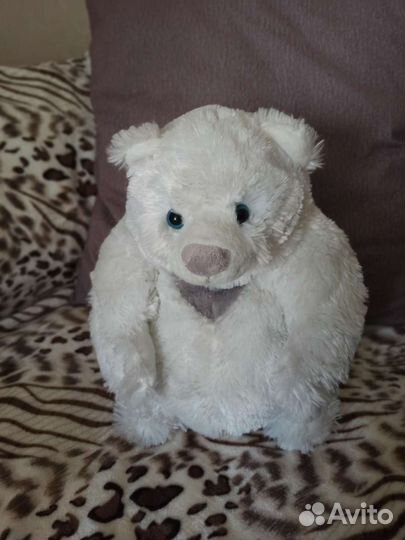 Мягкая игрушка белый медведь подарок