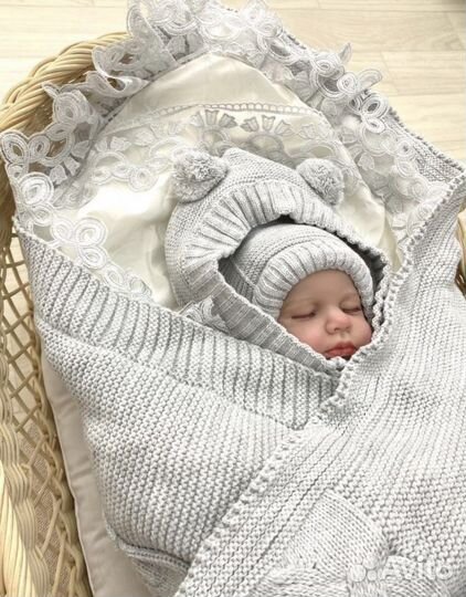 Конверт на выписку для мальчика осень-зима (новый)