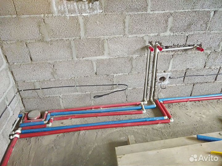 Монтаж отопления, водоснабжения