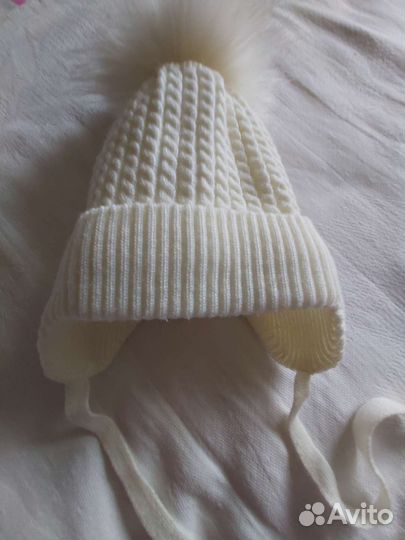 Шапка зимняя для девочки 48 50