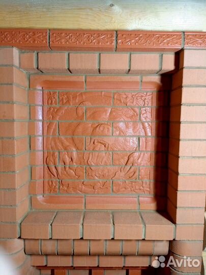 Печник. Кирпичная Печь с панно