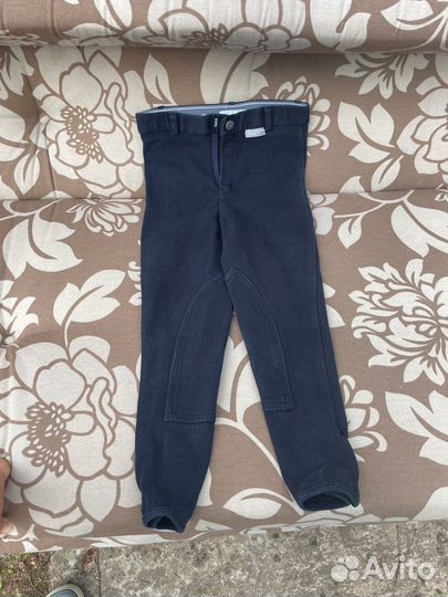 Брюки для верховой езды синие детские