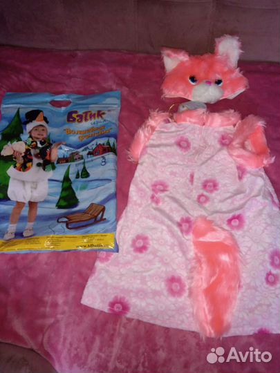 Костюм кошечка для девочек. 2-3 года