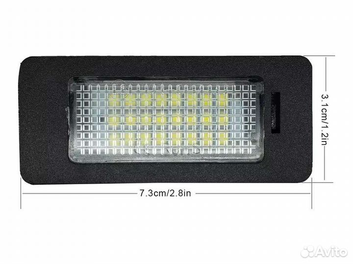 Подсветка заднего номера BMW