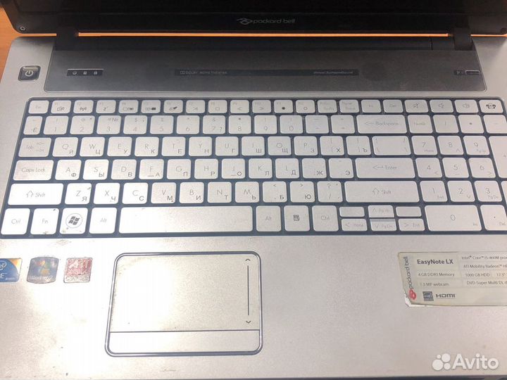 Запчасти на ноутбук Packard bell Easynote LX86
