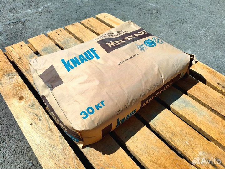 Штукатурка гипсовая мн Старт кнауф knauf