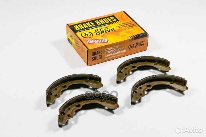Колодки тормозные барабанные, задние JBS0145 Just