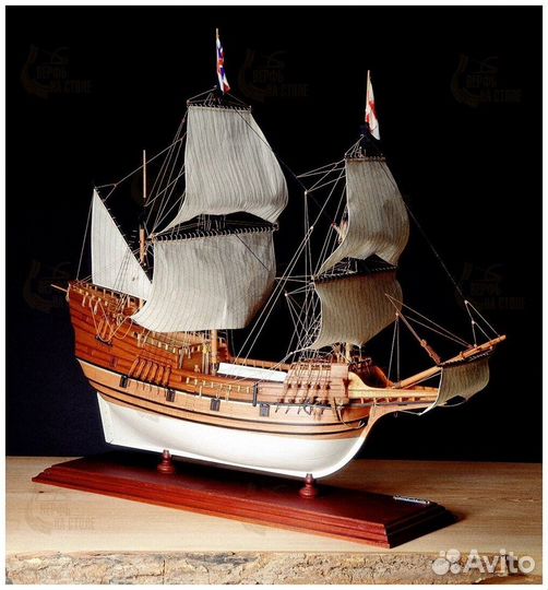 Mayflower Сборная модель корабля amati 1413 1:60