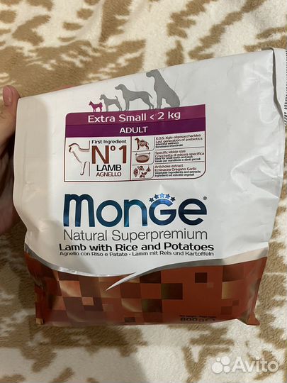 Корм для собак monge