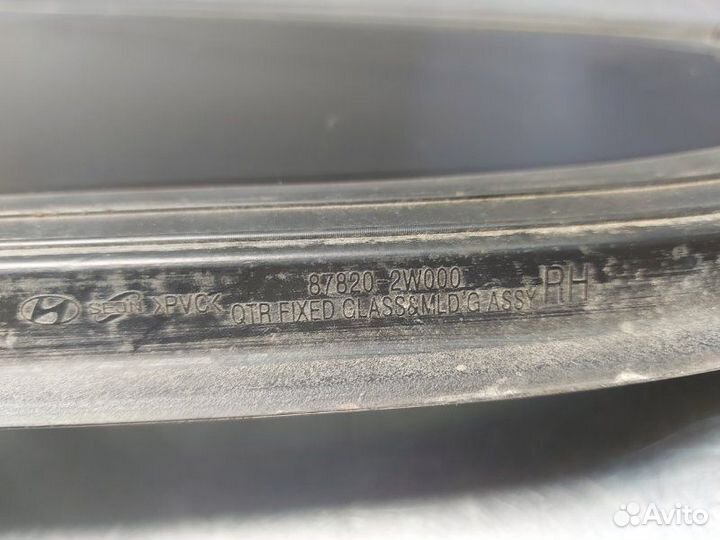 Форточка стекло глухое задняя правая Hyundai Santa