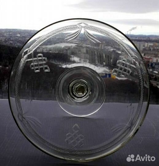 Старинная Фруктовница. Рюмки