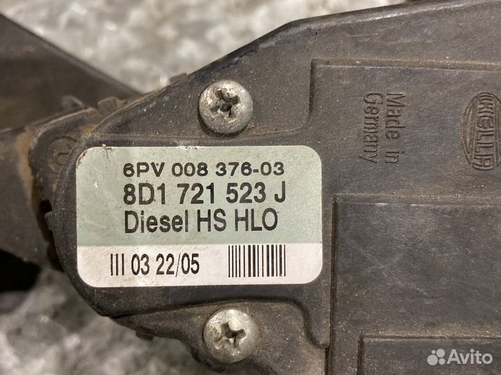 Педаль газа фольксваген пассат б5